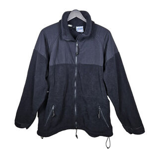 US Military DSCP Peckham Polartec Classic 300 Fleece Jacket XL Black Vents Heavy